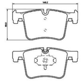 BMW 430i 01/2016- Plaquettes de frein AVANT