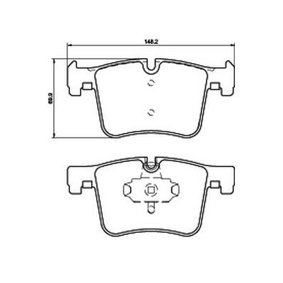 BMW Série 3 F30/F31/F34/F80 330d 07/12- (Y compris M Sport sans kit frein additionnel ) Plaquettes de frein AVANT