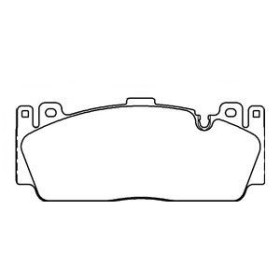 BMW M6 4.4 07|13-10|14 Plaquettes de frein AVANT