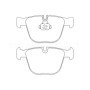 BMW X6 35i xDrive 05/08-04/15 Plaquettes de frein ARRIERE