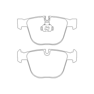 BMW X6 40d xDrive 05/10-04/15 Plaquettes de frein ARRIERE