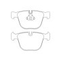 BMW 645Ci 03|04-10|05 Plaquettes de frein ARRIERE
