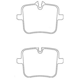 BMW M5 (Saloon) 12/2017- Plaquettes de frein ARRIERE