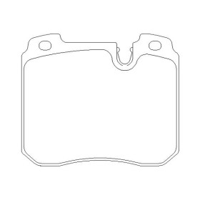 BMW M5 3.8 06|94-09|95 Plaquettes de frein AVANT