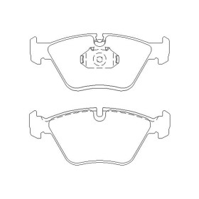BMW 730iL (M30 Moteur (2.9))09|86-09|94 Plaquettes de frein AVANT