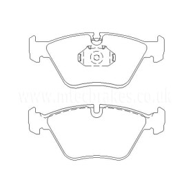 BMW M5 3.6 01|88-01|92 Plaquettes de frein AVANT