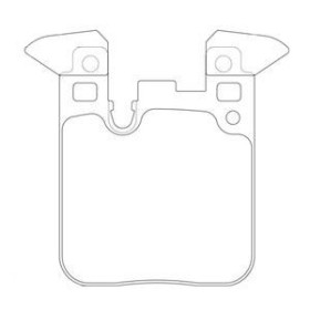 BMW M4 DTM (Coupe) 01/17-01/18 Plaquettes de frein ARRIERE
