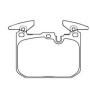 BMW 440i 01/16- (Y compris M Sport sans kit frein additionnel ) Plaquettes de frein AVANT
