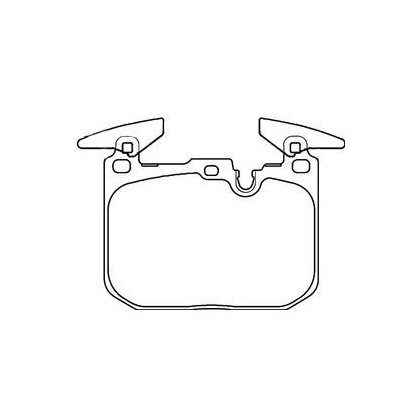 BMW 335d xDrive 04/13- (Y compris M Sport sans kit frein additionnel ) Plaquettes de frein AVANT