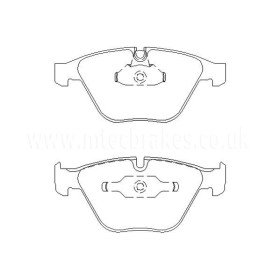 BMW 730Li 03|03-08|08 Plaquettes de frein AVANT