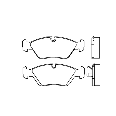 BMW 635 Csi 07|82-09|90 Plaquettes de frein AVANT