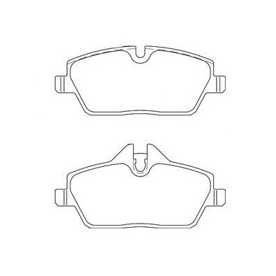 BMW i3 33kWh Range Extender 10/2017- Plaquettes de frein AVANT