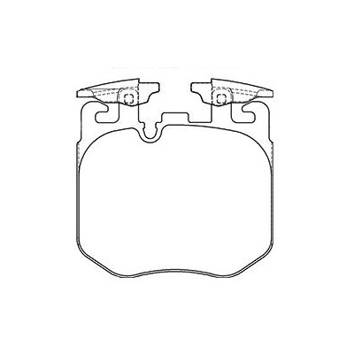 BMW 750i (Saloon) 04/2016- Plaquettes de frein AVANT