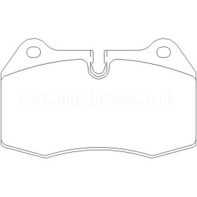 BMW 735i 05|96-03|02 Plaquettes de frein AVANT
