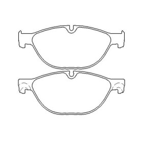 BMW 535d 09|10-12|11 Plaquettes de frein AVANT