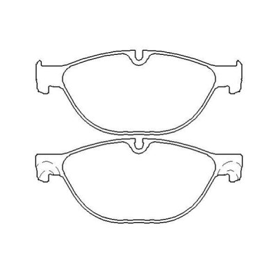 BMW 535i 08/10-12/17 Plaquettes de frein AVANT