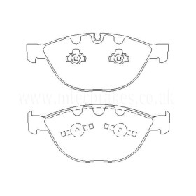 BMW Boxer 3.0 Hdi 04|06-01|11 Plaquettes de frein AVANT