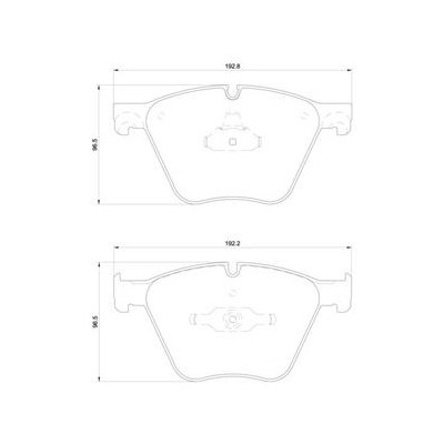 BMW 750i 11|08-03|13 Plaquettes de frein AVANT