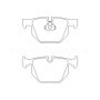 BMW 735i 03|02-02|05 Plaquettes de frein ARRIERE