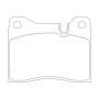 BMW 728i (Saloon) 01/80-05/86 Plaquettes de frein AVANT