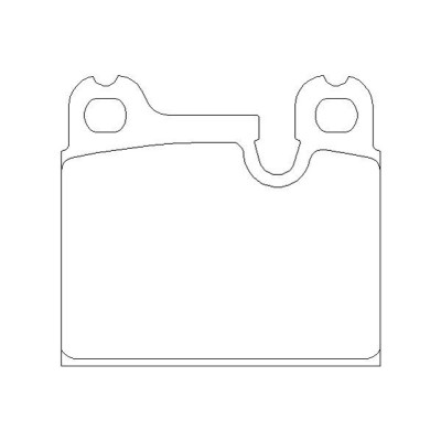 BMW 728i (Saloon) 01/80-05/86 Plaquettes de frein ARRIERE