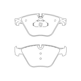 BMW ActiveHybrid 5 12/11-12/17 Plaquettes de frein AVANT