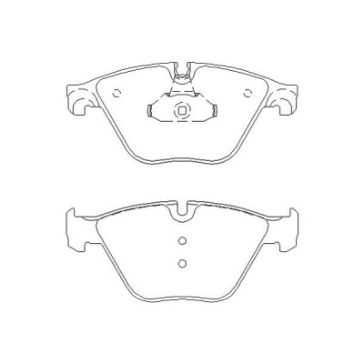 BMW 528i 08|10-12|11 Plaquettes de frein AVANT