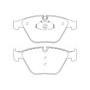 BMW 520d 09|05-08|10 Plaquettes de frein AVANT