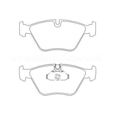 BMW 523i 01|97-09|00 Plaquettes de frein AVANT