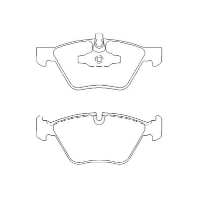 BMW 318i 02/11-12/13 Plaquettes de frein AVANT