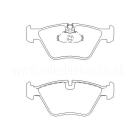 BMW Z4 3.0si 04/06-12/09 Plaquettes de frein AVANT