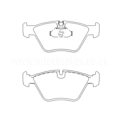 BMW 520i 03|96-01|97 Plaquettes de frein AVANT