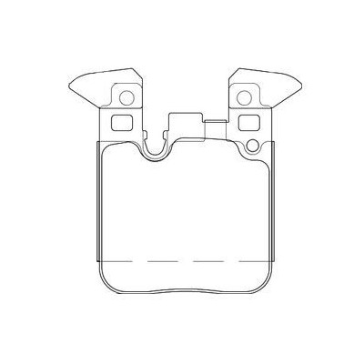 BMW 420d M Sport 10/13-04/16 (Pack freins M Sport) Plaquettes de frein ARRIERE