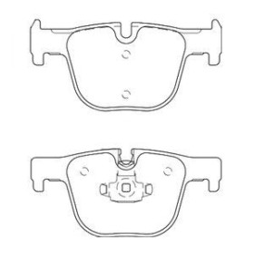 BMW 440i 01/16- (Y compris M Sport sans kit frein additionnel ) Plaquettes de frein ARRIERE