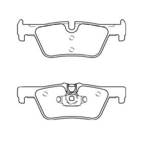 BMW 116d 01/15- (Y compris M Sport sans kit frein additionnel ) Plaquettes de frein ARRIERE