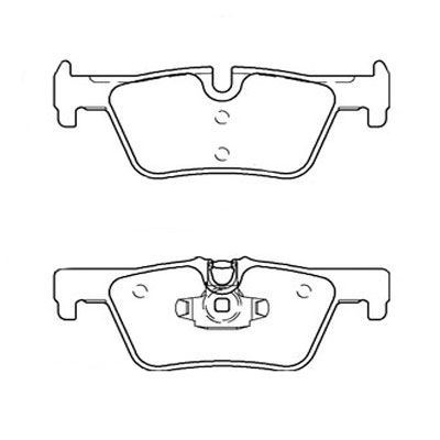 BMW Série 3 E90/E91/E92/E93 318d 02/11-05/16 (Y compris M Sport sans kit frein additionnel ) Plaquettes de frein ARRIERE