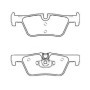 BMW 318d 11/12-05/16 (Y compris M Sport sans kit frein additionnel ) Plaquettes de frein ARRIERE
