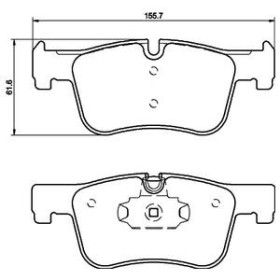 BMW 420i 07/14-12/16 (Y compris M Sport sans kit frein additionnel ) Plaquettes de frein AVANT