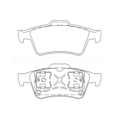 Renault Signum 3.0 V6 CDTi - cha. 31068238 06/03-01/04 Rear Brake Pads