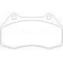 Image de Renault Megane 225 Renaultsport 2.0T 16v 05|04-01|06 Front Brake Pads - Brake and Spacers