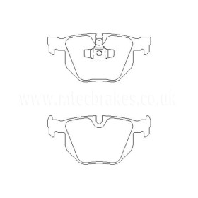BMW 335d 11|06-07|12 Plaquettes de frein ARRIERE