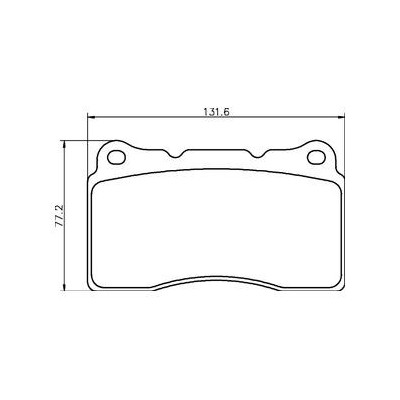 Renault Megane Coupe 2.0 RS 250 10/09-08/12 Front Brake Pads