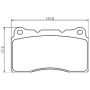 Renault Megane Coupe RS 265 2.0 01/12-04/17 Front Brake Pads