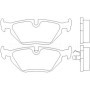 BMW 328i 02/95-07/99 Plaquettes de frein ARRIERE