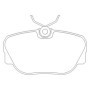 BMW 323i 01|85-12|85 Plaquettes de frein AVANT