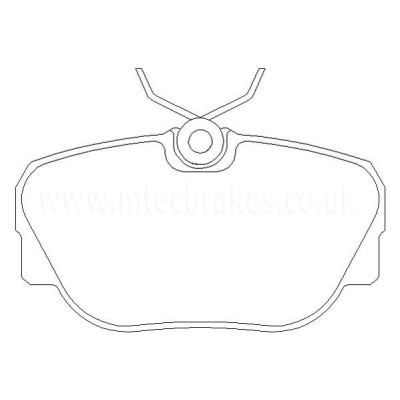 BMW 325i 06|88-10|93 Plaquettes de frein AVANT
