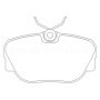 BMW 325i 06|88-10|93 Plaquettes de frein AVANT