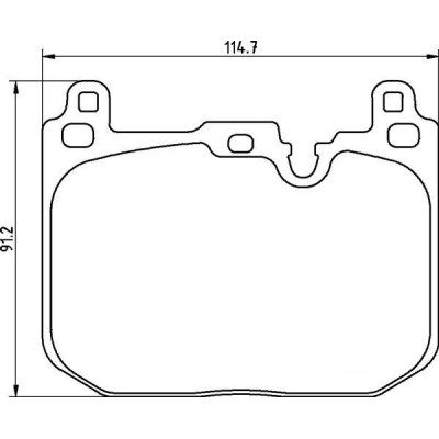 BMW Mini Clubman F54 John Cooper Works 2.0 ALL4 11/06-04/19 Plaquettes de frein AVANT