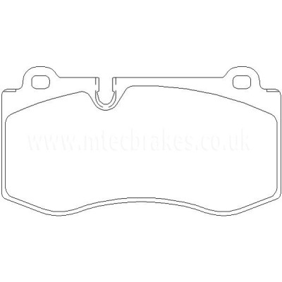 BMW 1M 3.0i Turbo 04/11-07/12 Plaquettes de frein AVANT