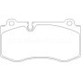 BMW 1M 3.0i Turbo 04/11-07/12 Plaquettes de frein AVANT